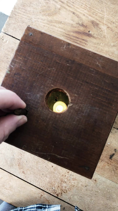 Vintage 1970s Candle Lantern