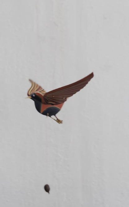Hand Painted Swallow