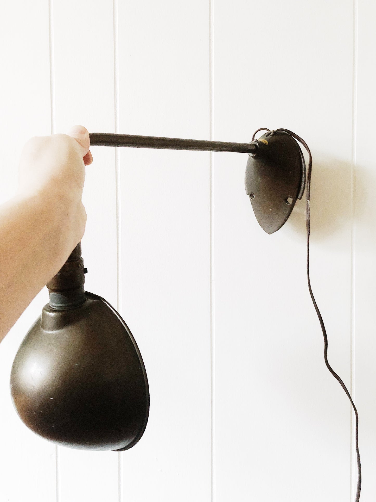 Mid Century Industrial Swivelier Lamp