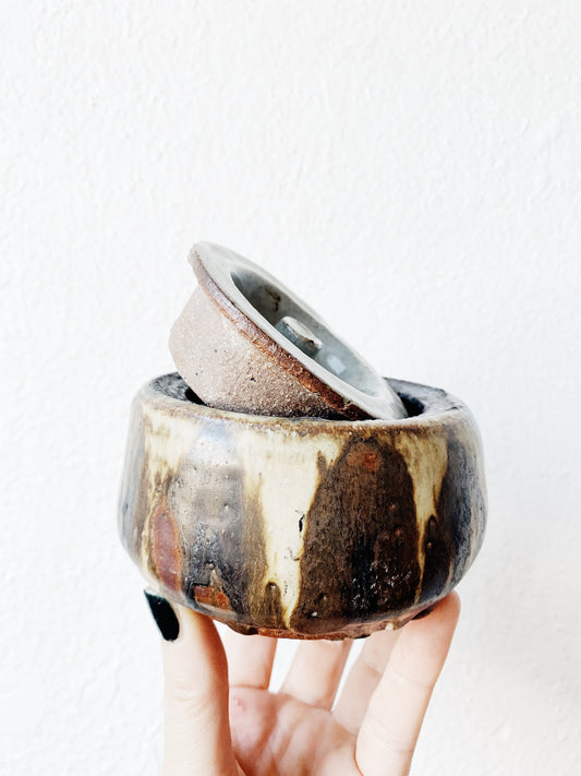 Lidded Ceramic Vessel