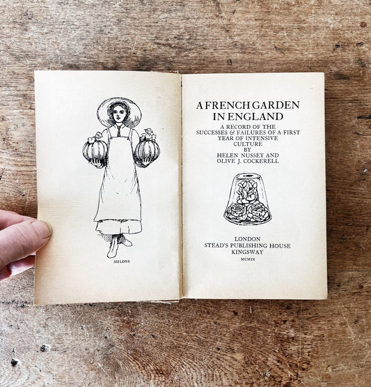 Antique Gardening Book