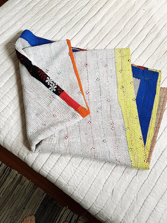 Vintage Kantha Quilt