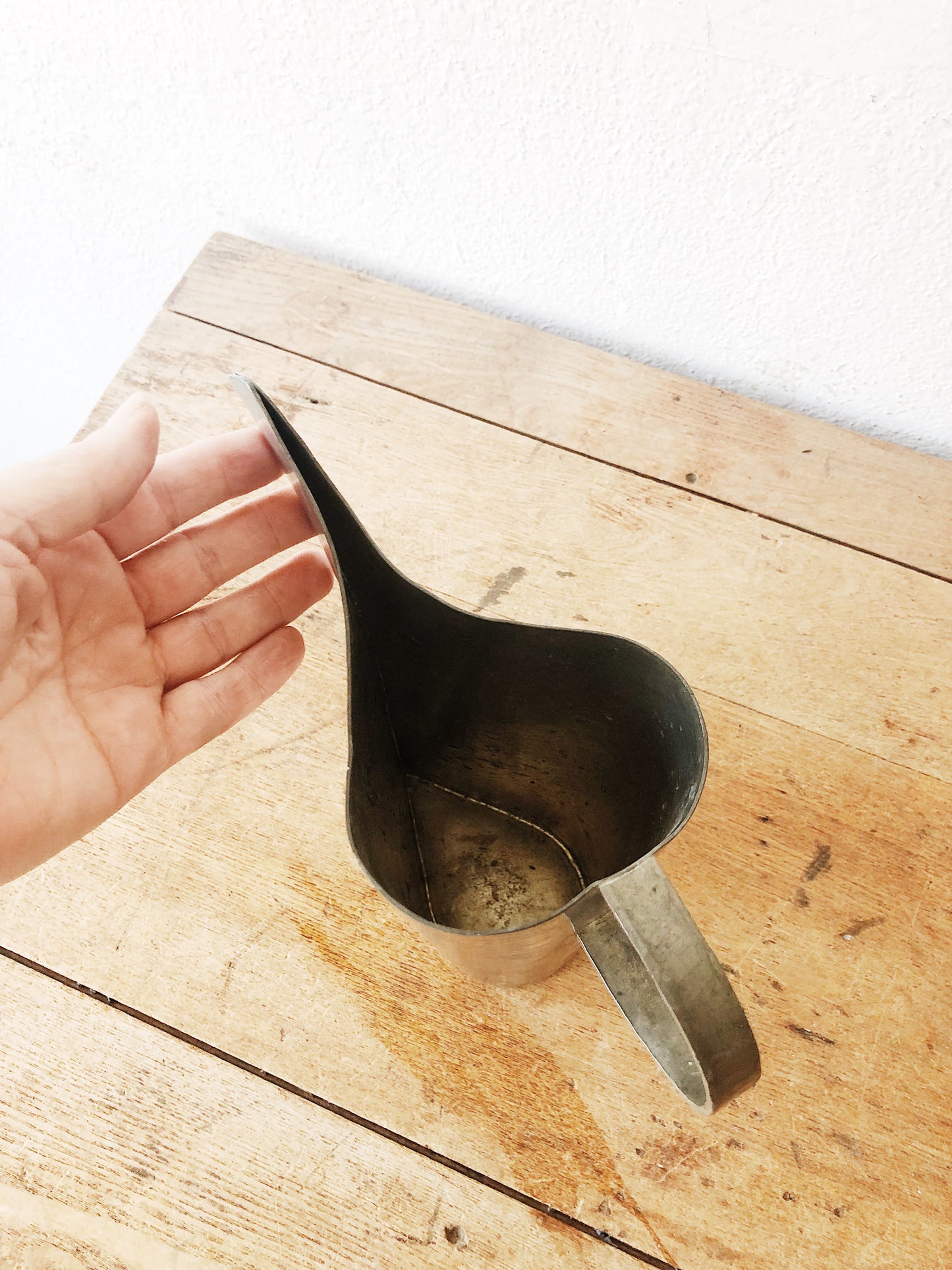 Vintage Etain Fin de Val David Modernist Pitcher