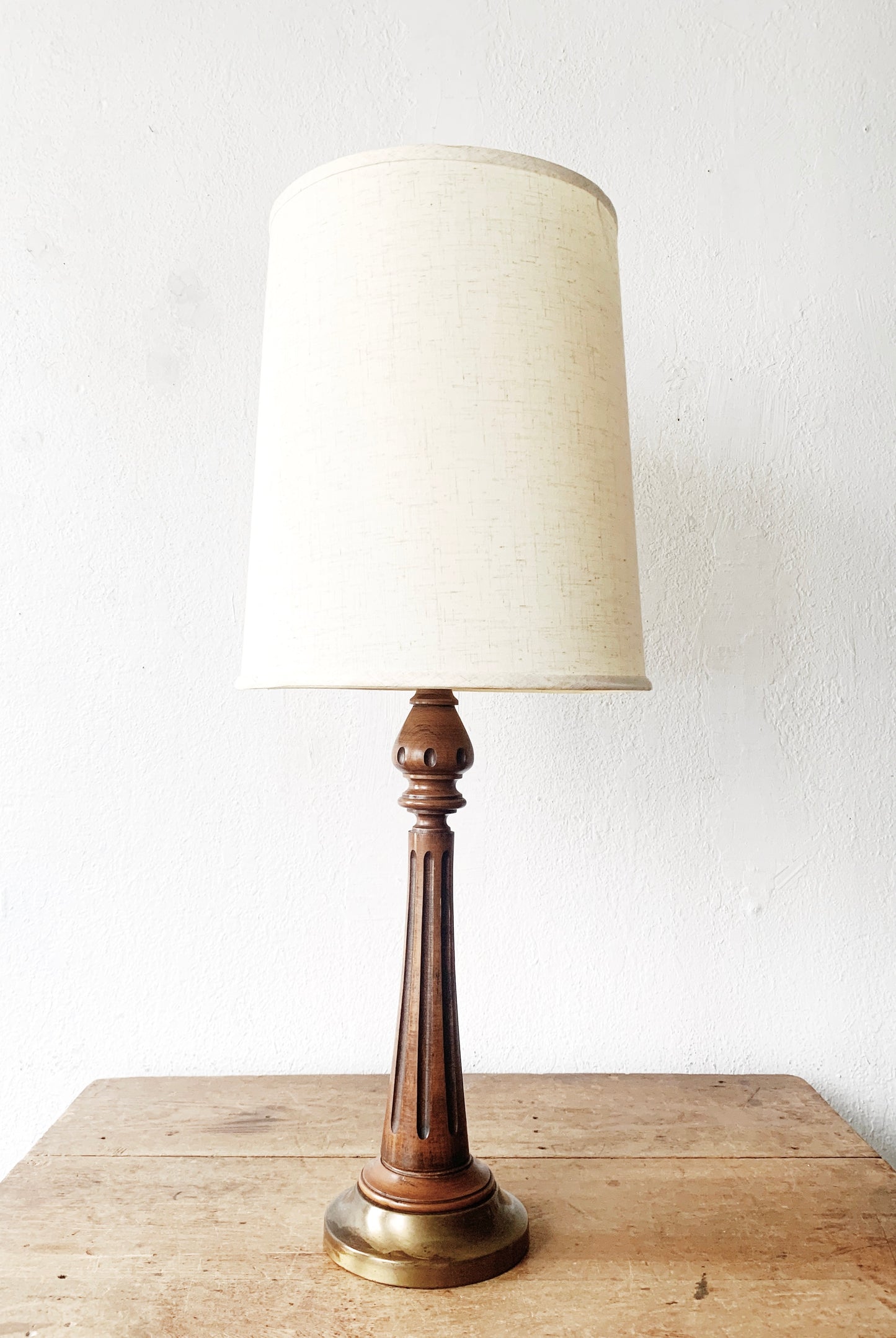 Mid Century Lamp with Shade