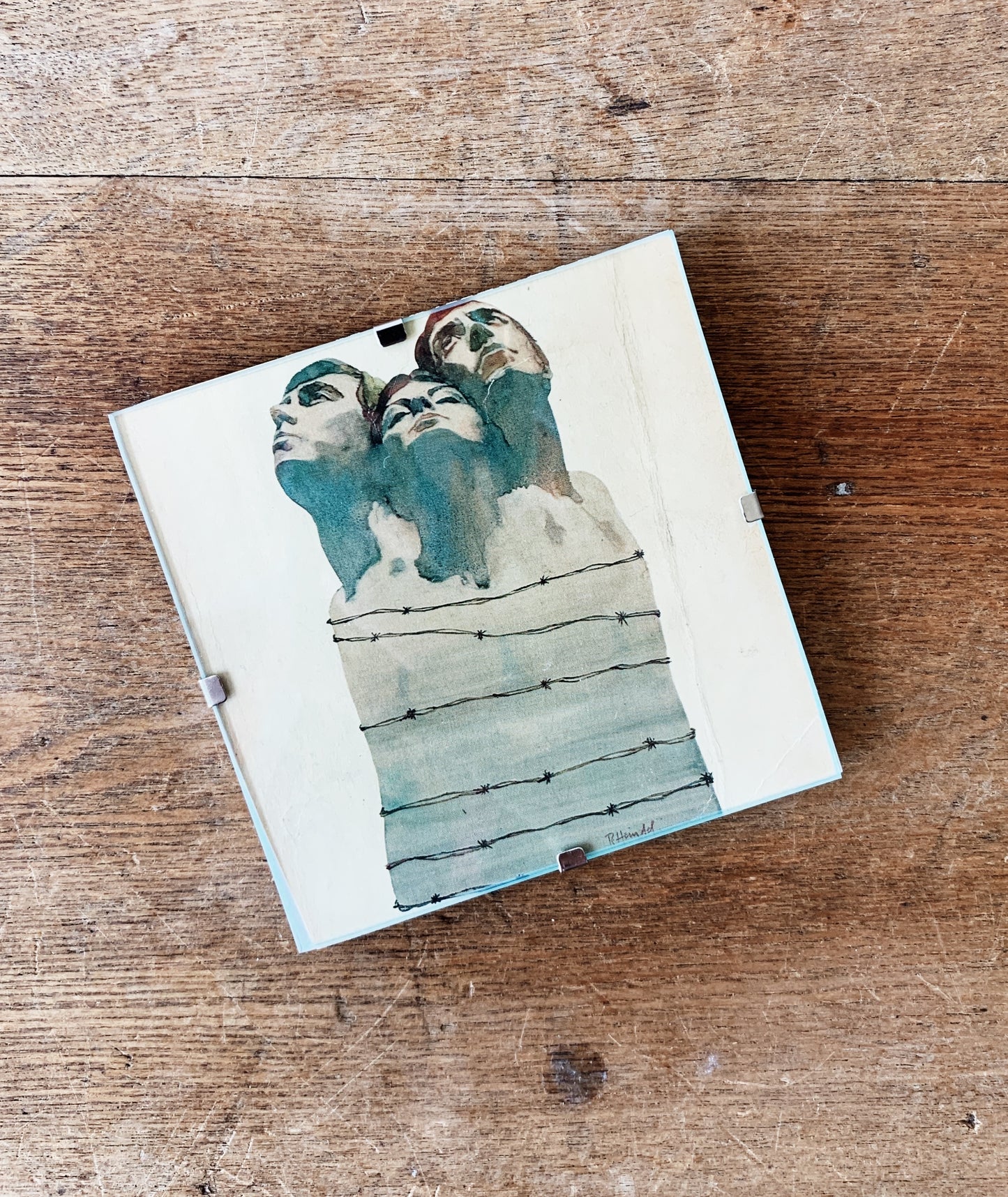 Vintage Framed Heindel Art Print