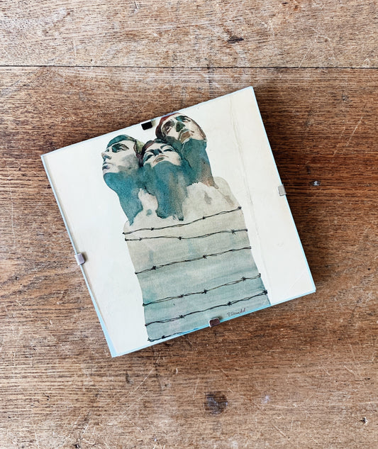 Vintage Framed Heindel Art Print