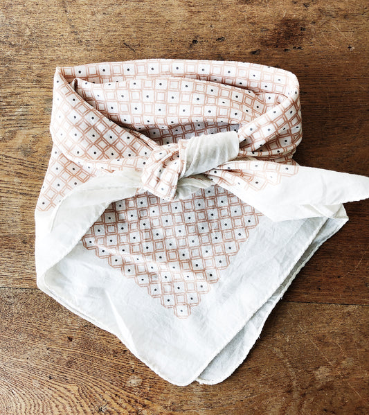 Checked Cotton Bandana