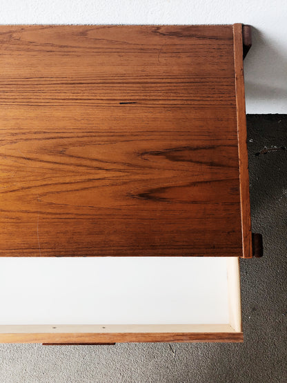 Vintage Danish Teak Rolling Cart