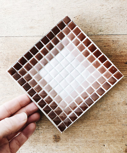 Vintage Mosaic Tile Dish