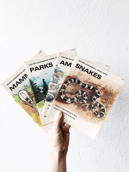 Vintage 1970s Natural History Book Set
