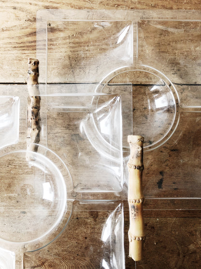 Vintage Lucite Serving Tray