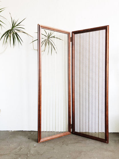 Mid Century Folding Screen