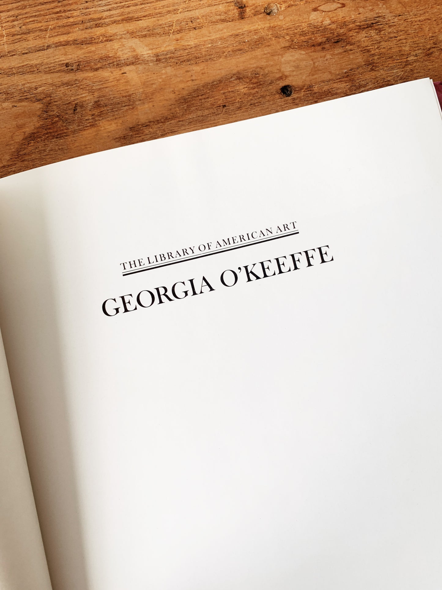 Vintage Georgia O’keeffe Hard Bound Art Book