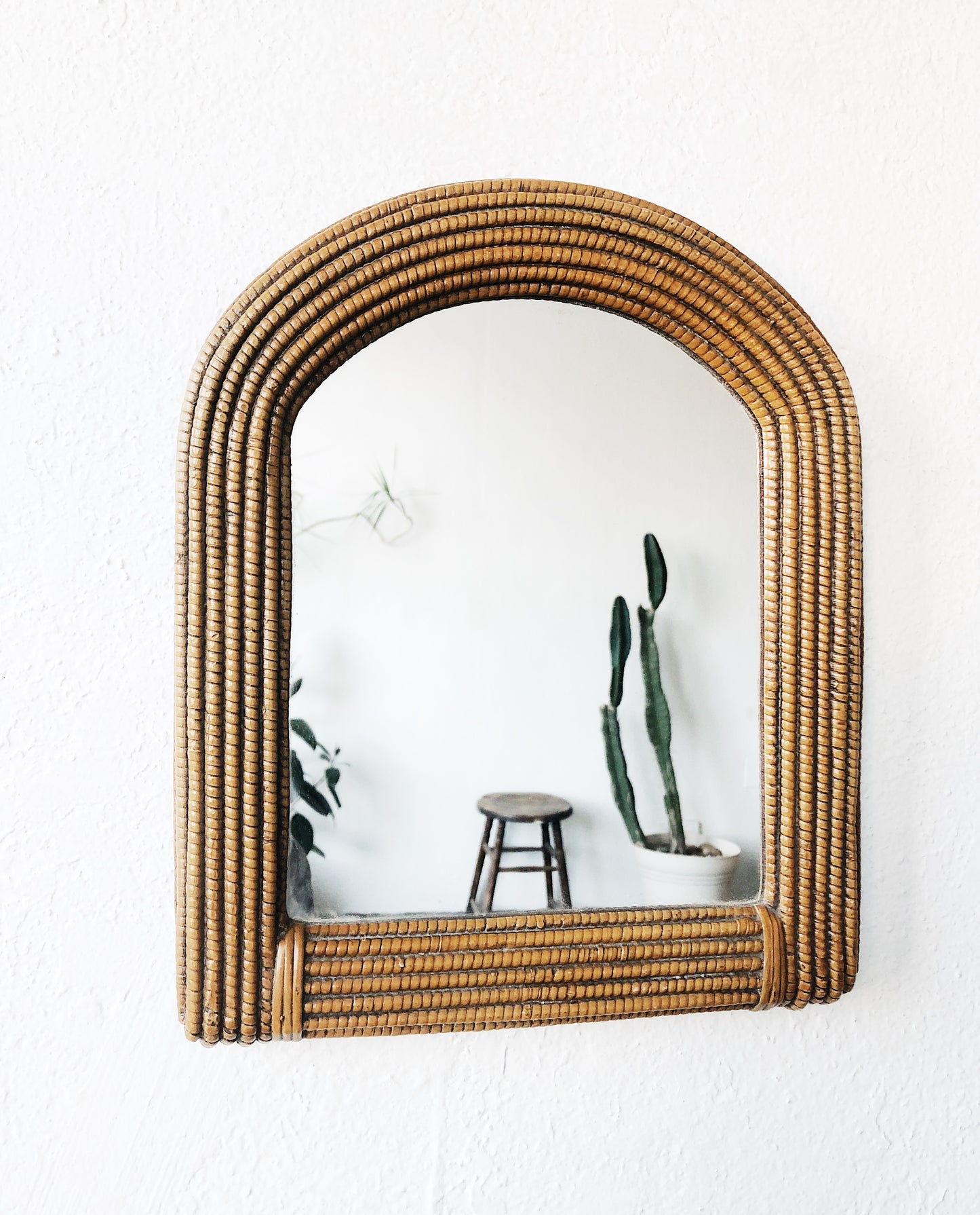 Vintage Resin Arched Mirror
