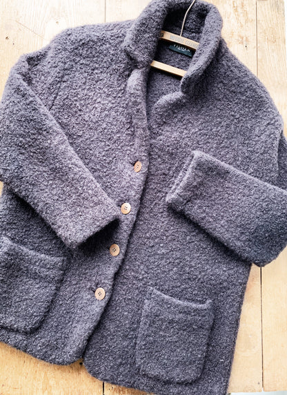 Eileen Fisher Wool Blazer Coat