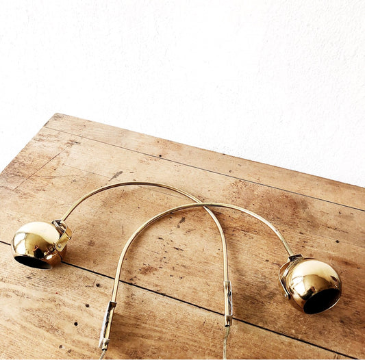 Vintage Brass Eyeball Arc Lamp
