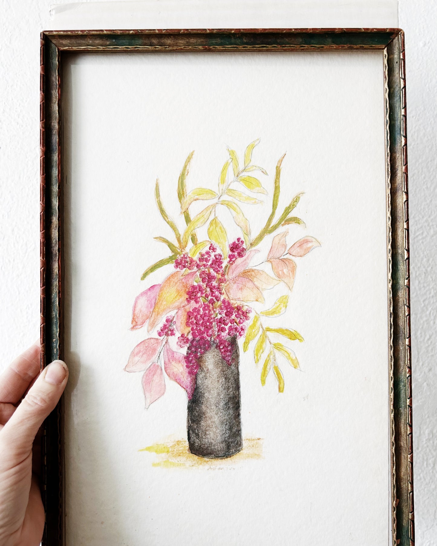 Original Framed Watercolor Painting