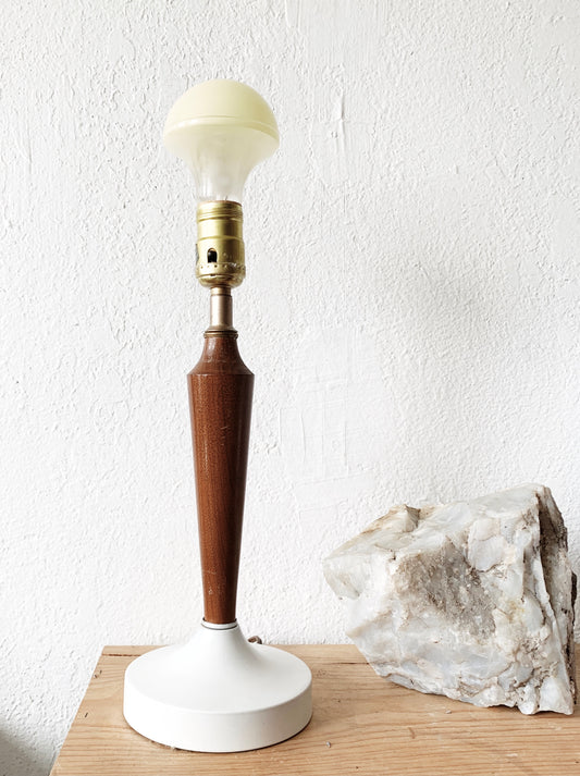 Mid Century Teak Lamp