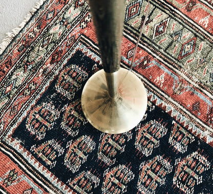 Mid Century Laurel Style Brass Tulip Lamp