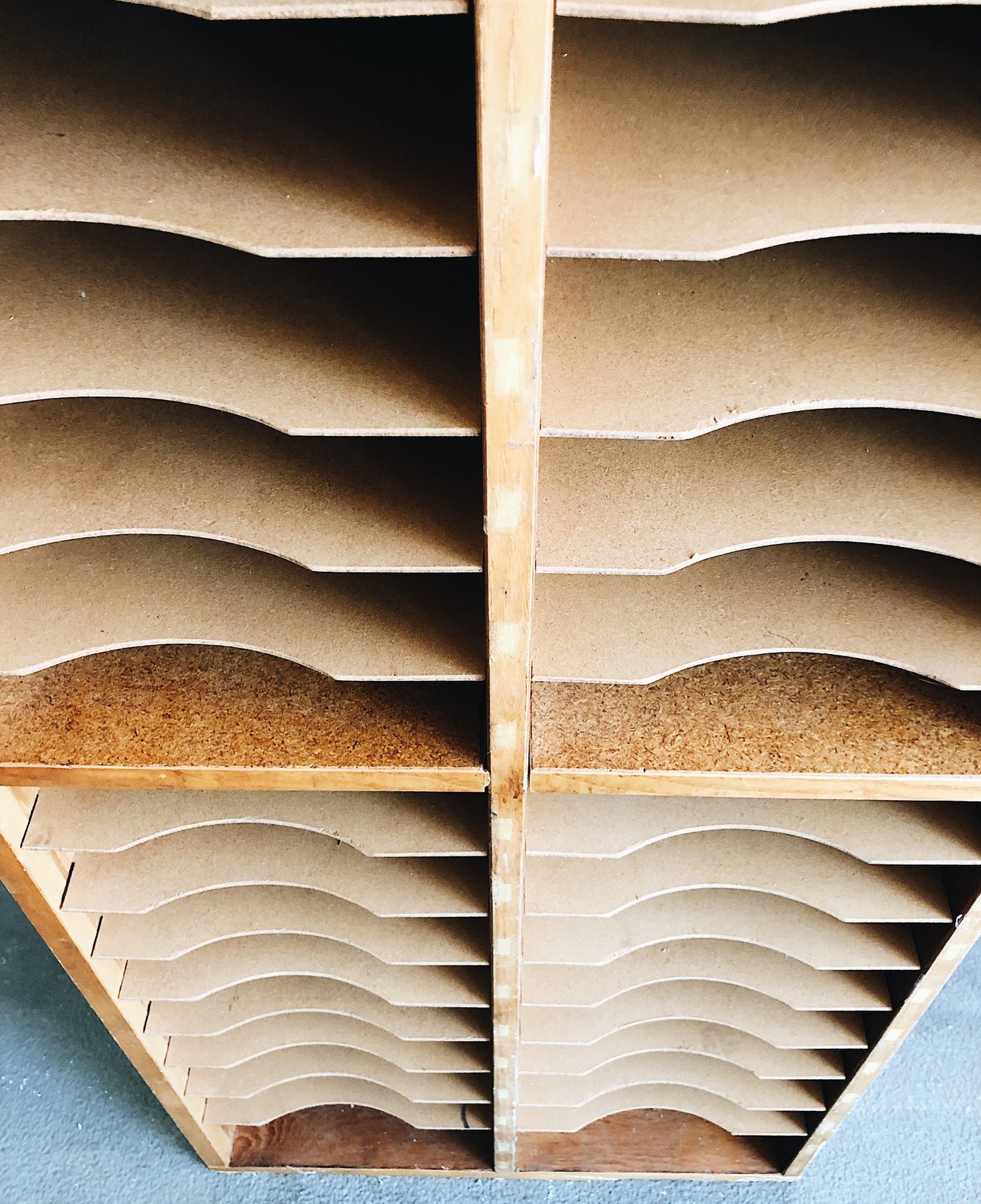 Handmade Vintage Flat File / Album Storage
