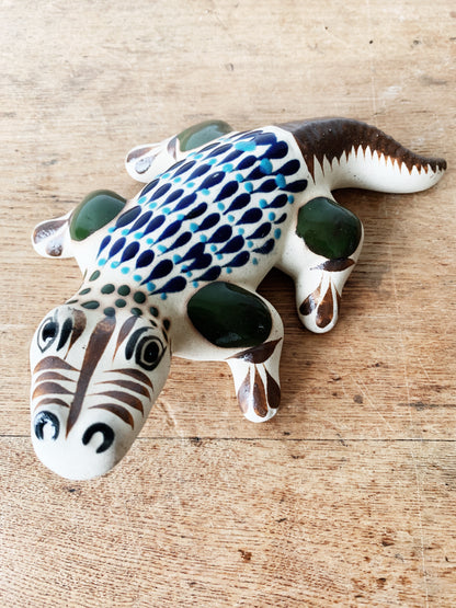 Tonala Pottery Alligator Mexico