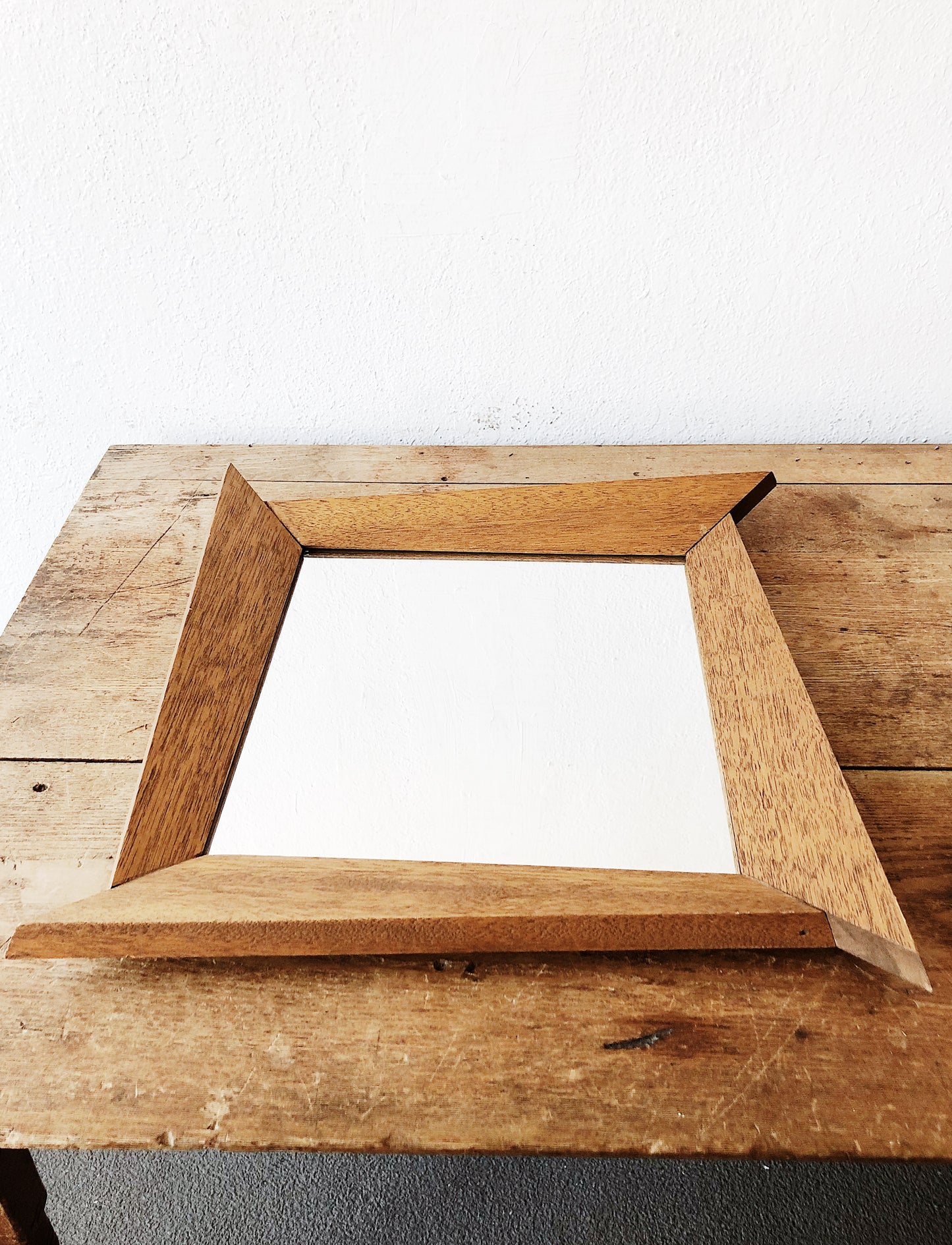Handmade Wood Framed Mirror