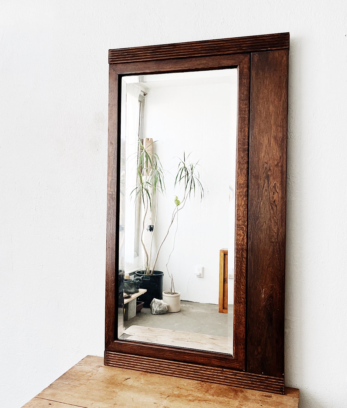 Antique Beveled Dresser Mirror