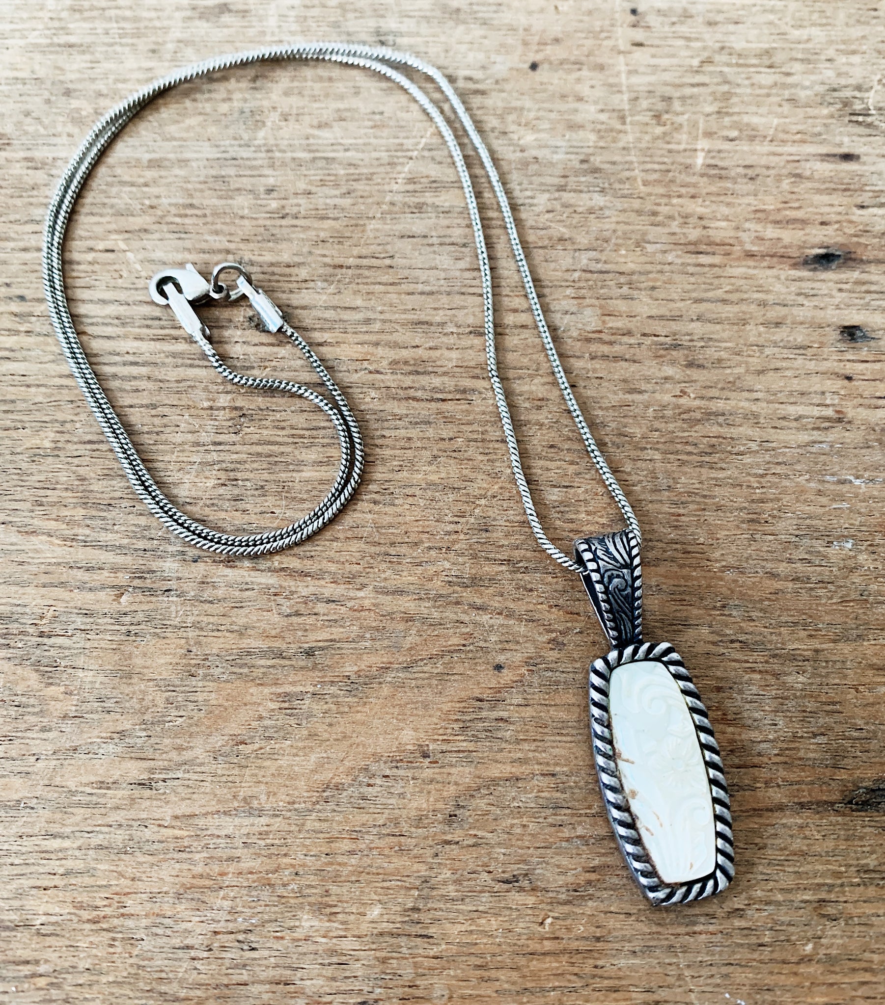 Vintage Sterling Silver with Mother of Pearl