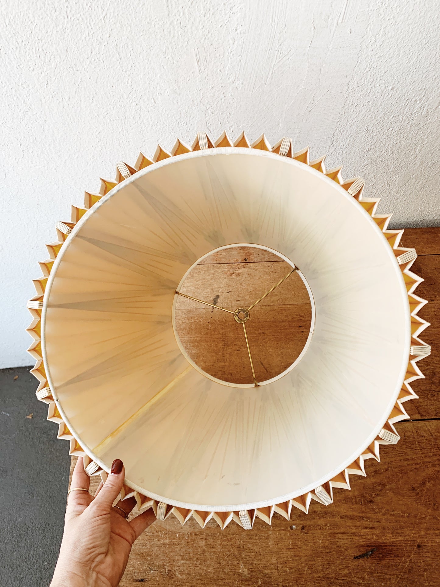 Mid Century Stiefel Pleated Shade