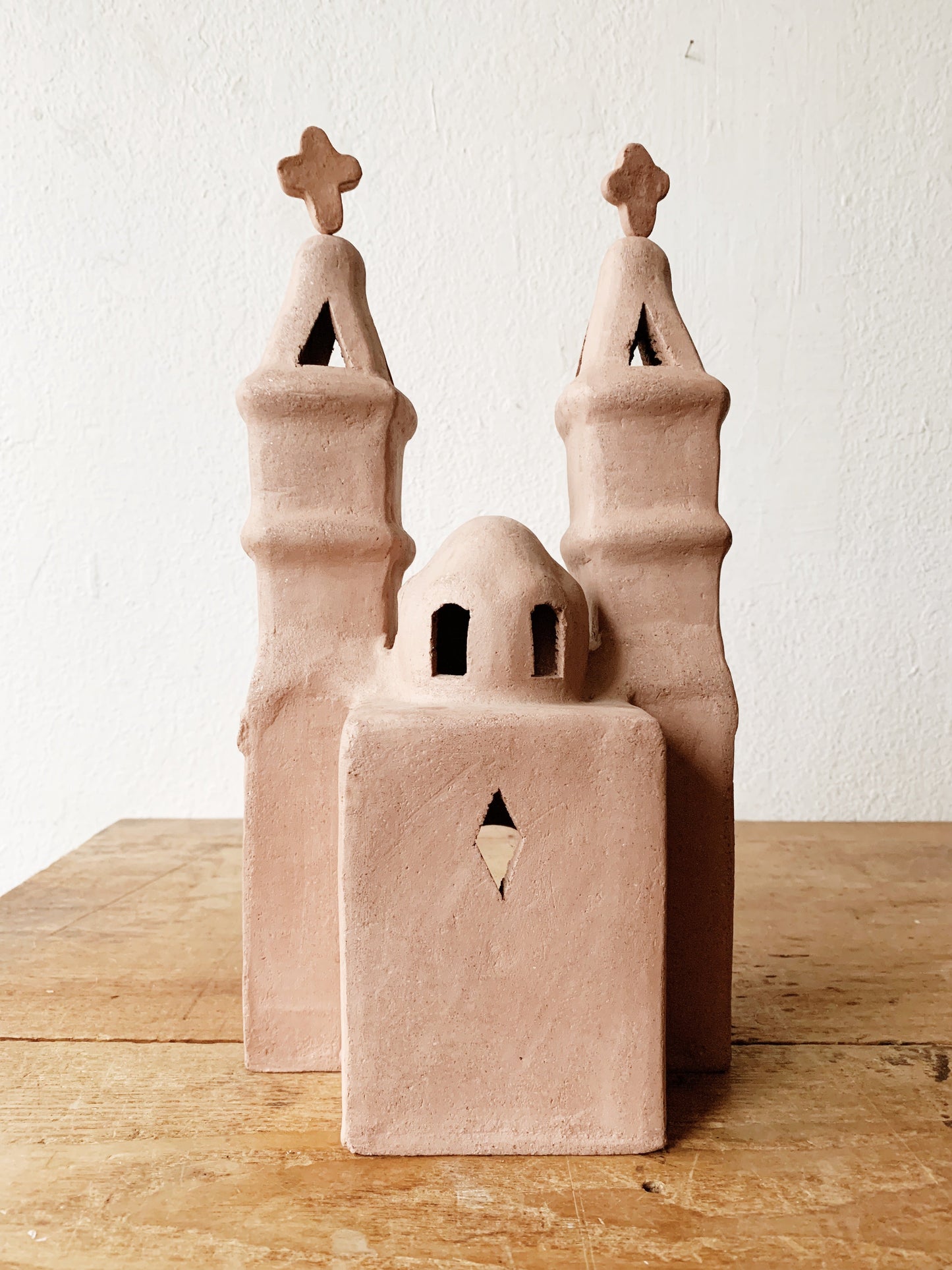 Vintage Terra Cotta Mission Style  Church