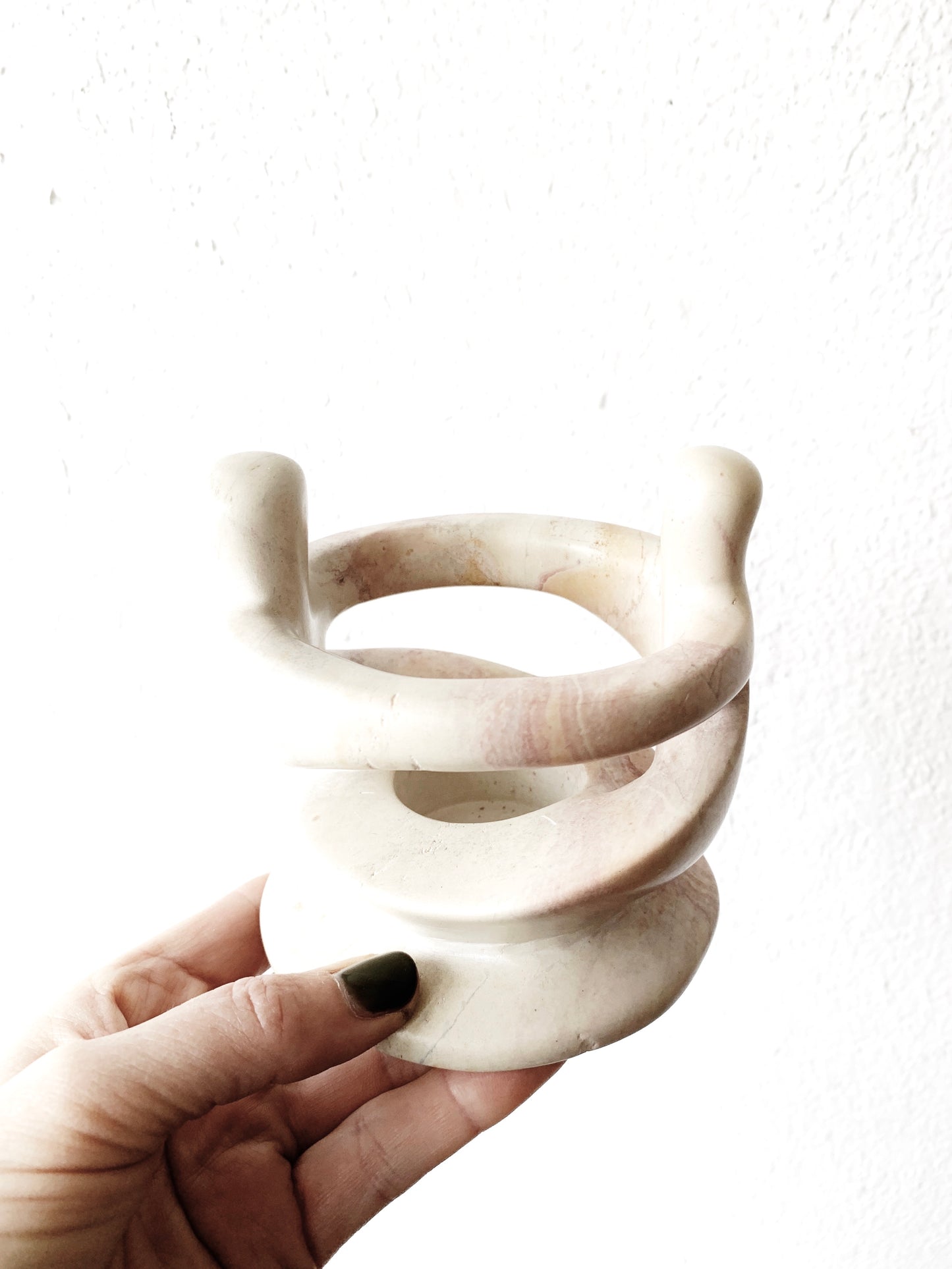 Vintage Soapstone Sculpture/Tea Light Holder