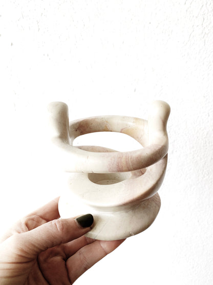 Vintage Soapstone Sculpture/Tea Light Holder
