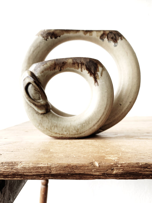 Vintage Double Pottery Vase