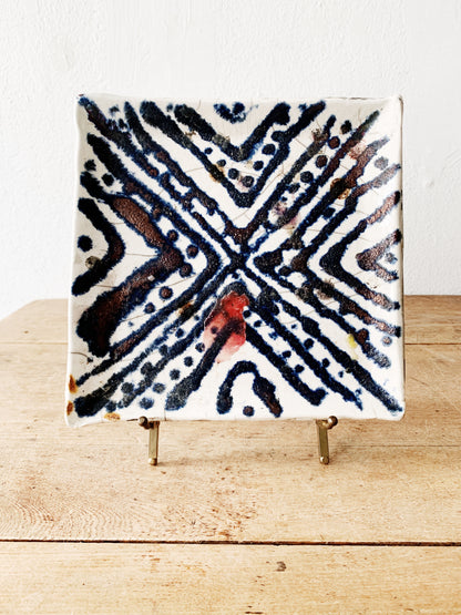 Vintage Folding Brass Stand