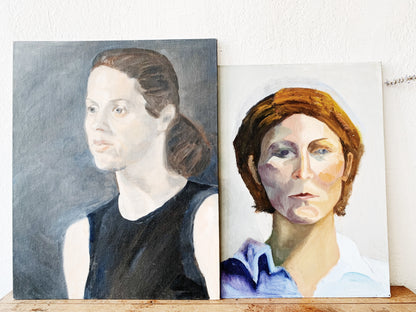 Original Portrait on Board