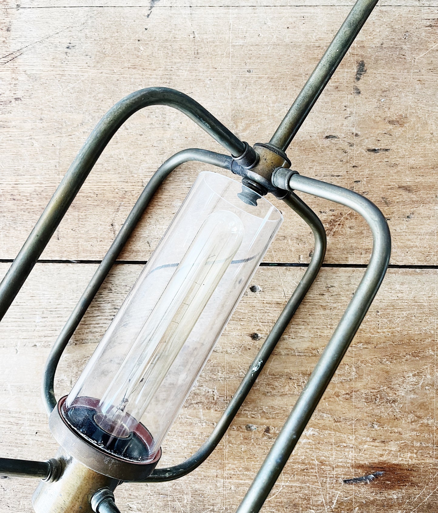 Machine Age Brass Pendant Lamp