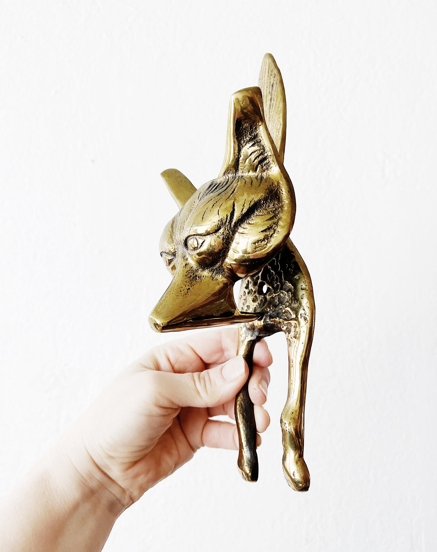 Brass Fox Doorknocker