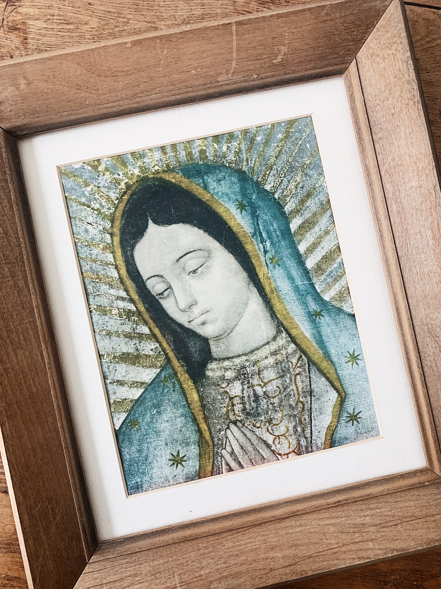 Vintage Our Lady of Guadalupe Framed Print