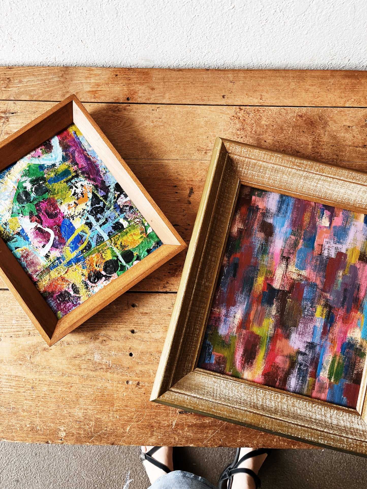 Framed Abstract Painting
