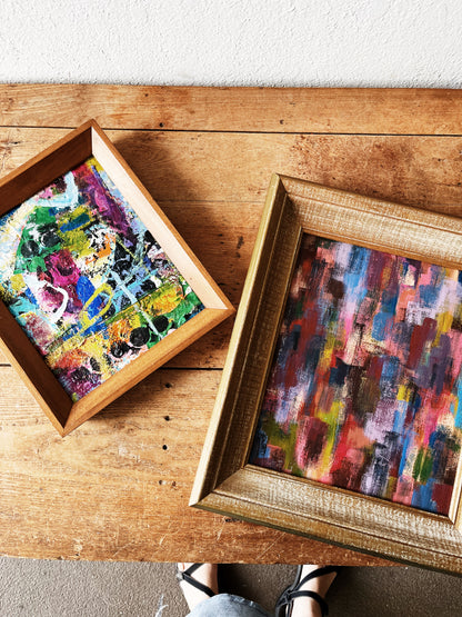 Framed Abstract Painting
