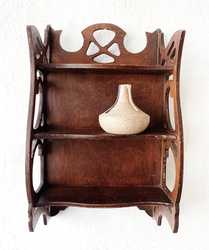 Antique Cutout Shelf