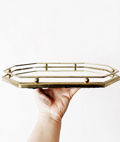 Vintage Mirrored Tray