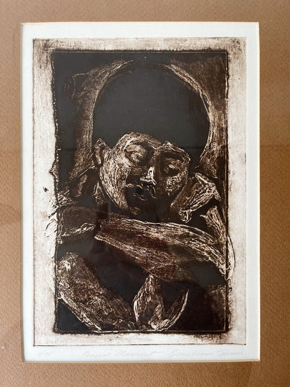 Vintage Giorgianna Spencer Collograph