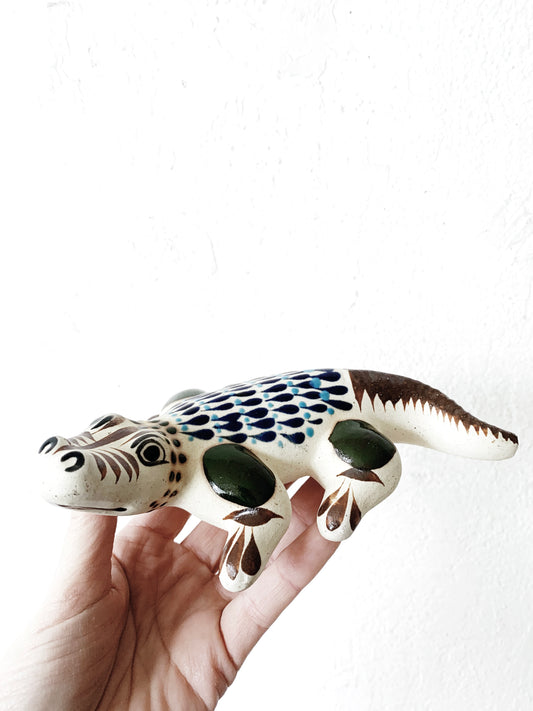 Tonala Pottery Alligator Mexico