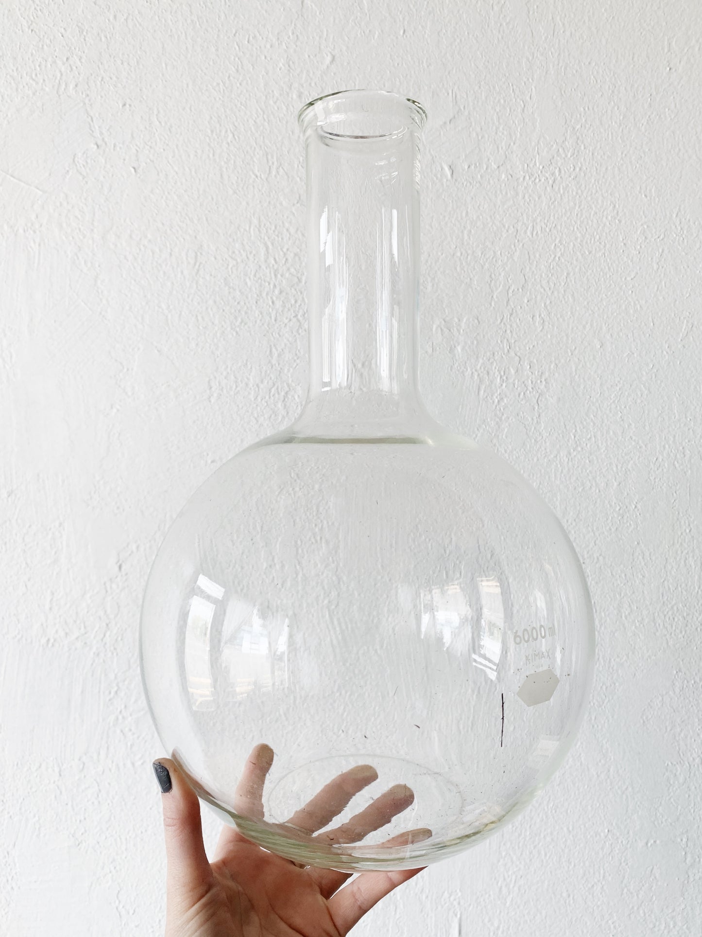 Extra Large 6000 ml Kimax Glass Florence Flask