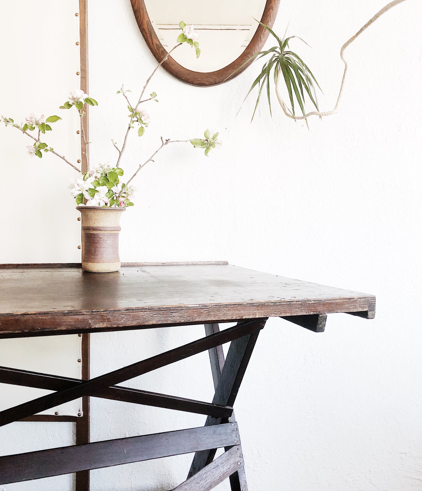 Vintage Handmade Drafting Desk