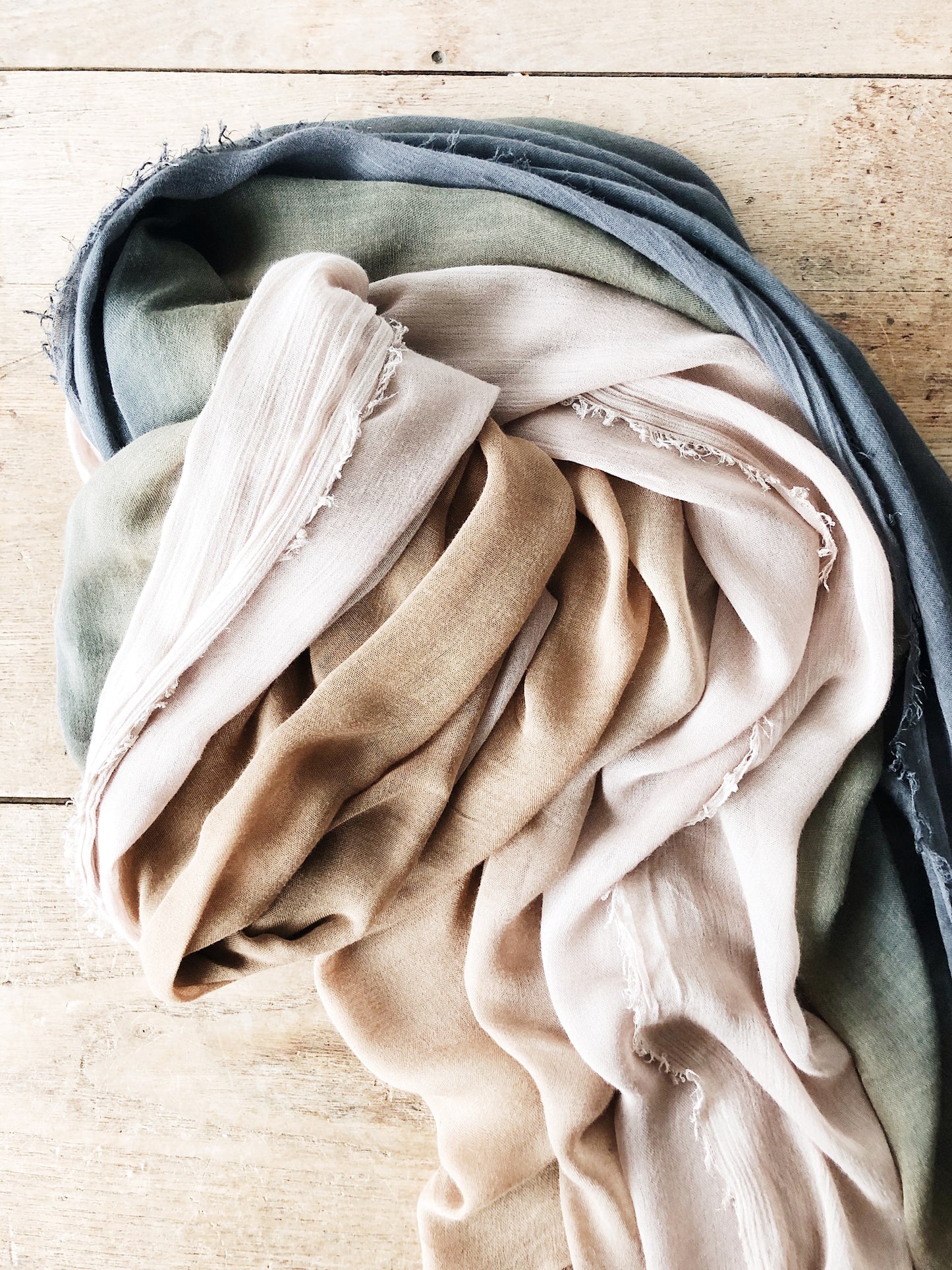 Extra Large Cashmere Silk Ombré Scarf