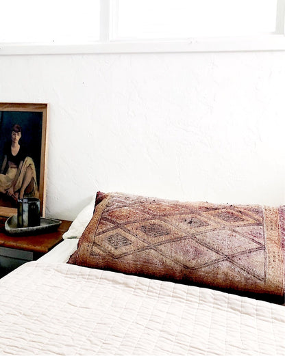 Oversized Reversible Wool Kilim Cushion