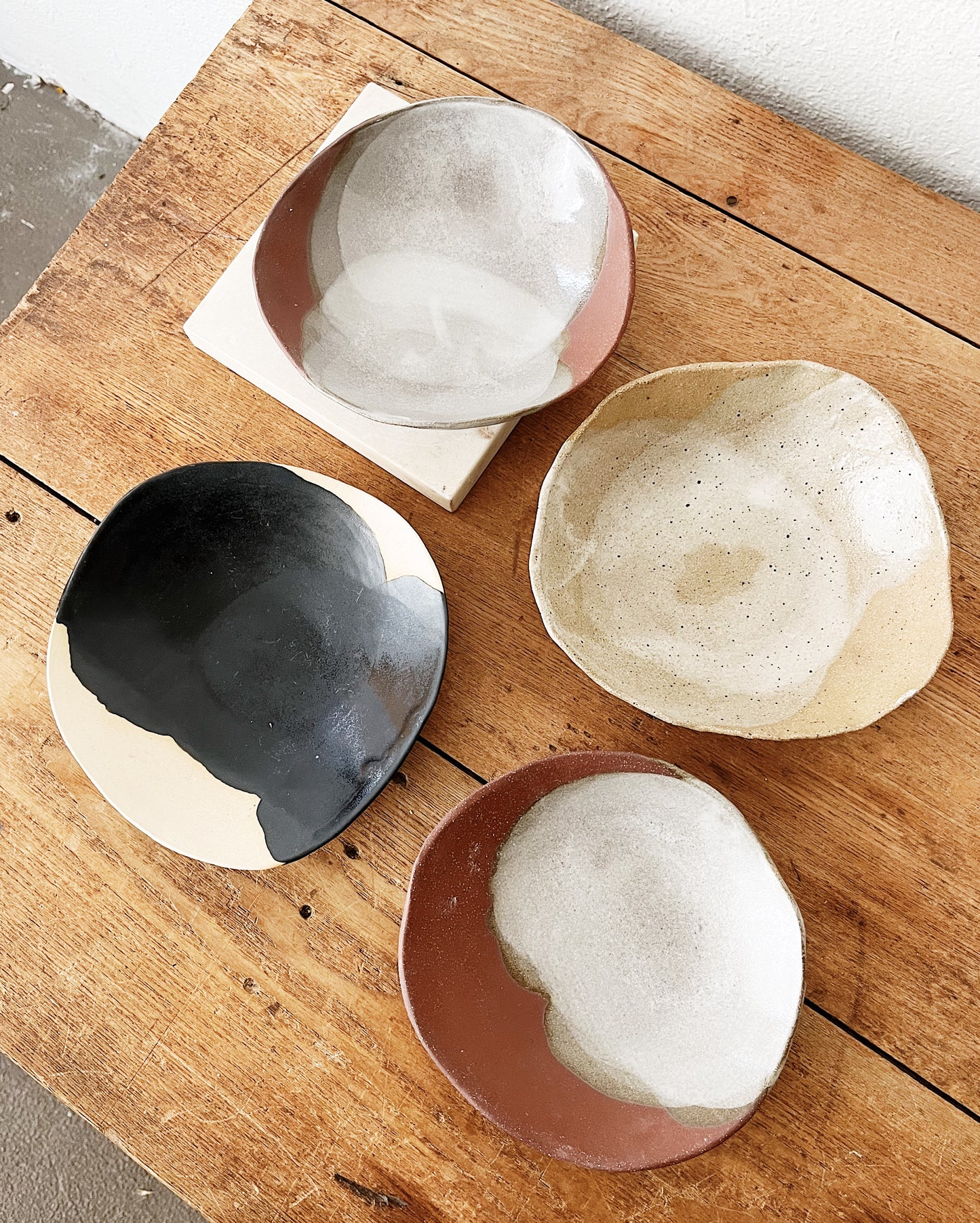 Set of Four Handmade Bowls