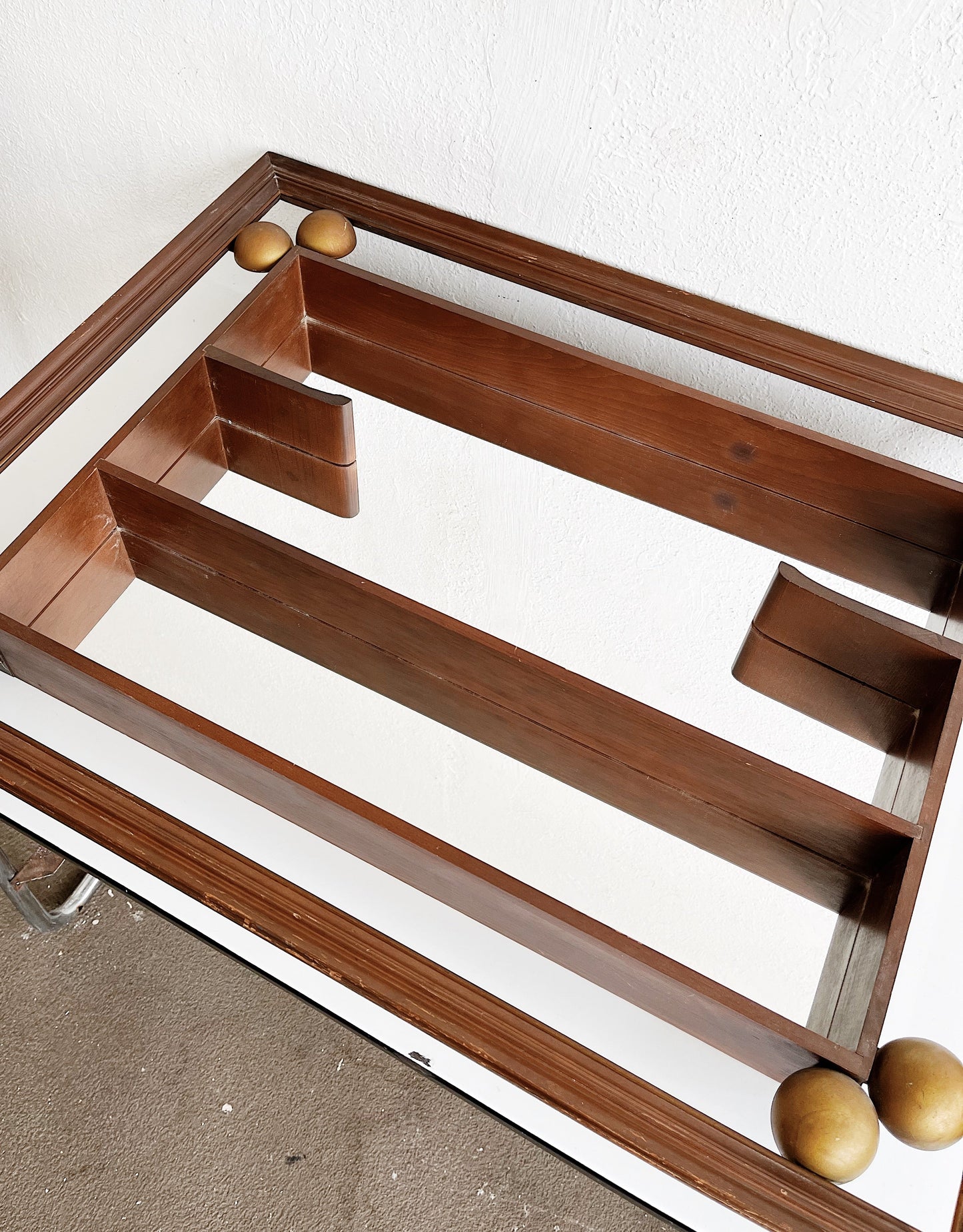 Mid Century Shadowbox Shelf